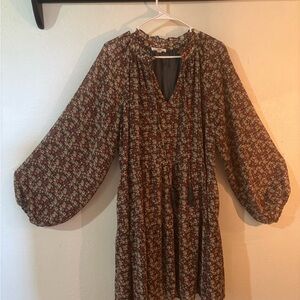 Floral Long Sleeve Dress